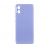Чехол Silicone Case Motorola Moto E13 Сиреневый FULL