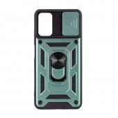 Чехол HONOR Hard Defence Series Xiaomi Poco M5 Green (with Camshield and magnet)