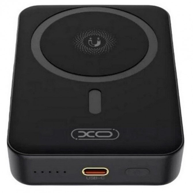 Павербанк XO PR231 10000 mAh MagSafe 15W/ PD20W с подставкой Black