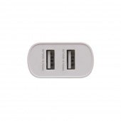 Сетевое зарядное устройство Remax 2USB White + Lightning (RP-U35) Сетевое зарядное устройство Remax 2USB White + Lightning (RP-U35)