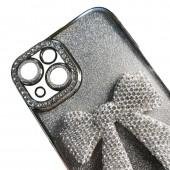 Накладка Glossy Bow для iPhone 14 Plus White