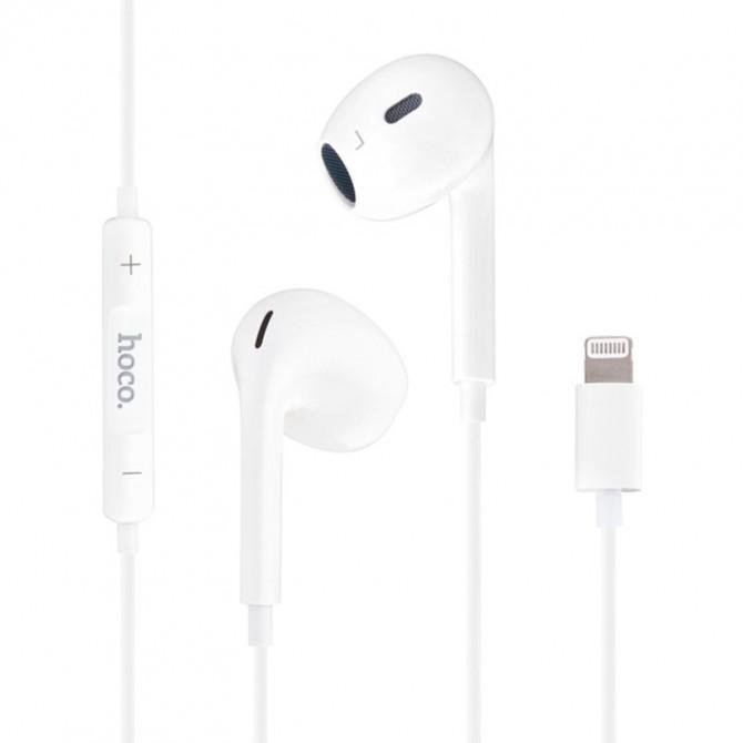 Наушники Hoco M111 Pro Primero digital Lightning White + mic
