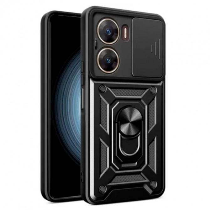 Чохол HONOR Hard Defence Series Xiaomi Poco X7 Pro Black (with Camshield and magnet)-1