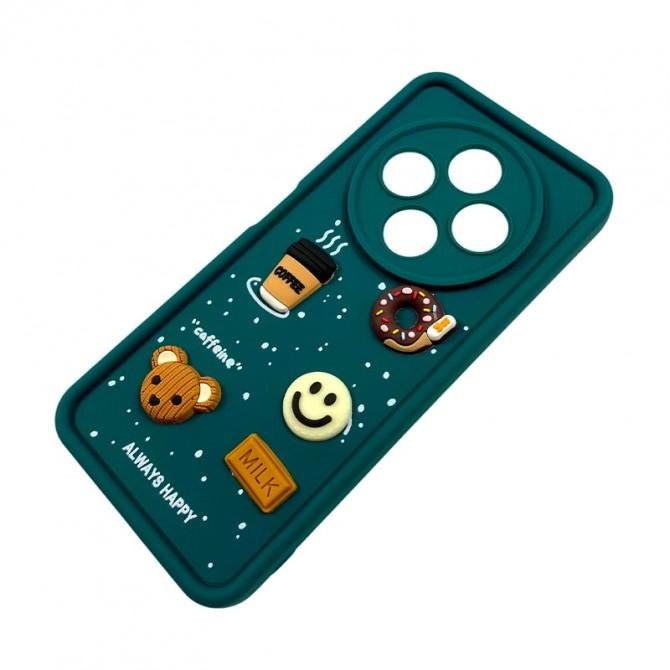 Чехол TPU Toys Case для Xiaomi Redmi 14C/ Poco C75 4G (Pine Green / Always Happy)-2