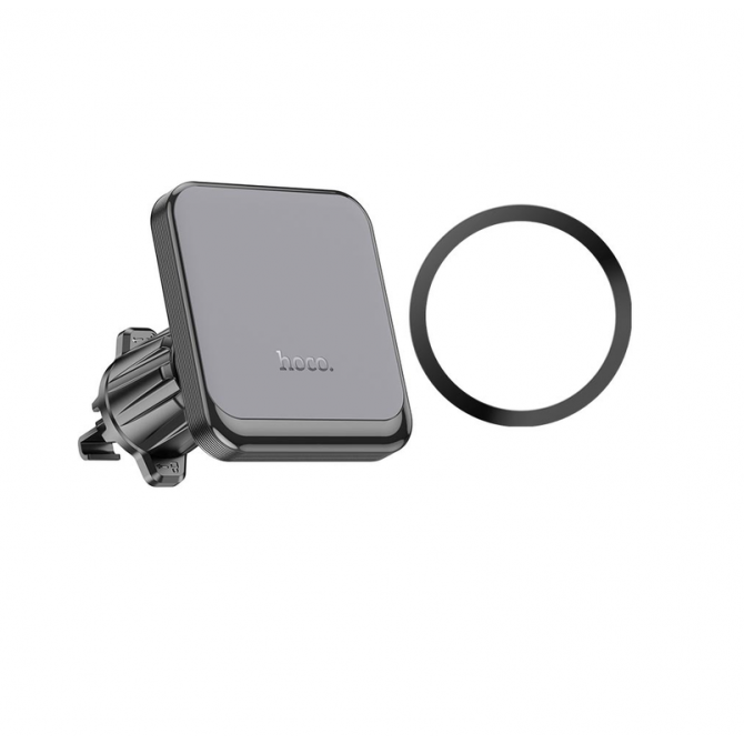 Холдер Hoco H40 Climber magnetic (air outlet) Black-4