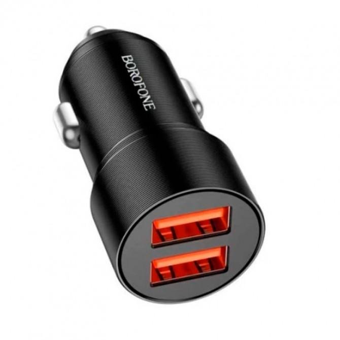 Автомобильное зарядное устройство Borofone BZ29A 36W/1 USB + 1USB-C 3A Black-1