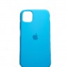 Оригінальний силіконовий чохол для iPhone 13 mini Небесно Синій FULL