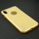 Чохол Silicone 3in1 Блискітки для iPhone Xs Max Золотий