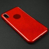 Чехол Silicone 3in1 Блёстки для iPhone Xs Max Red Чехол Silicone 3in1 Блёстки для iPhone Xs Max Red