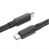 Кабель Borofone BX81 Type-C to Type-C 60W/1m Black