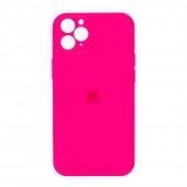 Силіконовий чохол для iPhone 11 Pro Max Неоново Рожевий FULL (SQUARE SHAPE) Силіконовий чохол для iPhone 11 Pro Max Неоново Рожевий FULL (SQUARE SHAPE)