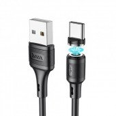USB Cable Hoco X52 Sereno Magnetic Type-C Black 1m USB Cable Hoco X52 Sereno Magnetic Type-C Black 1m