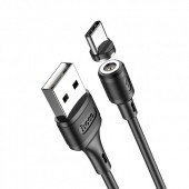 USB Cable Hoco X52 Sereno Magnetic Type-C Black 1m USB Cable Hoco X52 Sereno Magnetic Type-C Black 1m