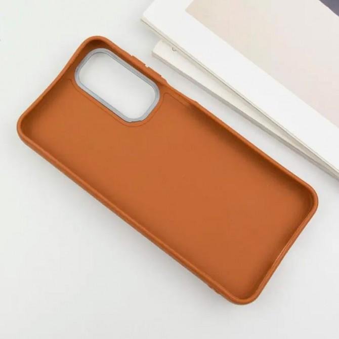 Чехол TPU Leather Toys для Samsung Galaxy A16 4G/5G (Labubu/Brown)-1