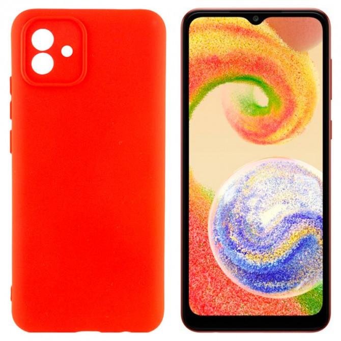 Чохол Original Soft Case Samsung A045 Galaxy A04 Червоний FULL-1