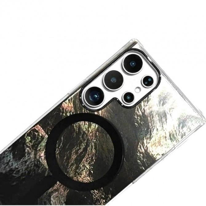 Чехол TPU Shiny Mountain (MagFit) для Samsung Galaxy S25 Plus Black-1