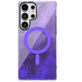 Чехол TPU Shiny Mountain (MagFit) для Samsung Galaxy S25 Plus Purple