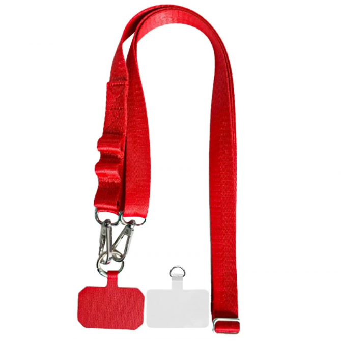 Шнурок для телефона Speshl (широкий) Red-1