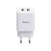 Мережевий зарядний пристрій 2USB Hoco C62A Бiлий + USB Cable Type-C (2.1A) Мережевий зарядний пристрій 2USB Hoco C62A Бiлий + USB Cable Type-C (2.1A)