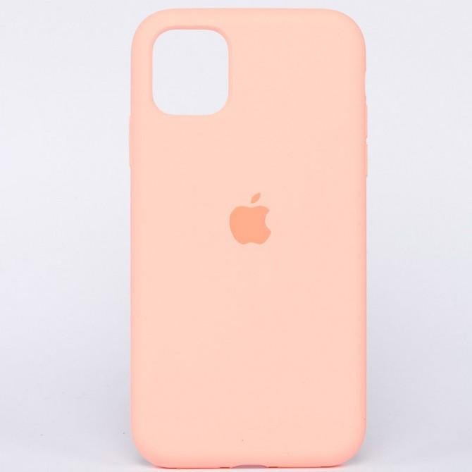 Оригинальный силиконовый чехол для iPhone 11 Светло Персиковый FULL
