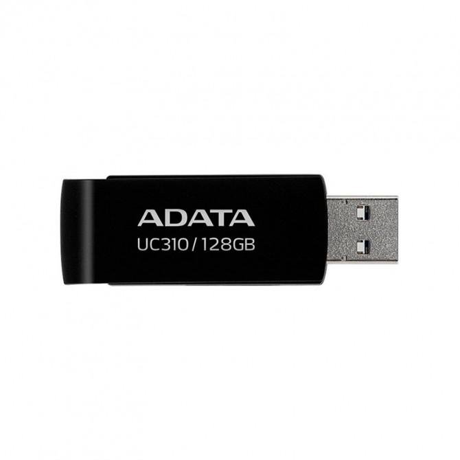 Накопитель ADATA USB 128Gb UC310 Black USB 3.2