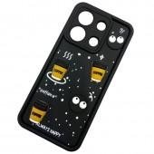 Чехол 3D Coffee&Cookie series for Xiaomi Redmi Note 13 Pro 4G Black