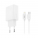 Сетевое зарядное устройство XO L160 20W/1USB-С + Lightning White
