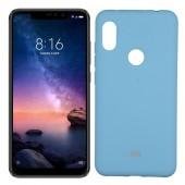 Чехол Soft Case для Xiaomi Redmi Note 6 Pro Ярко Синий FULL