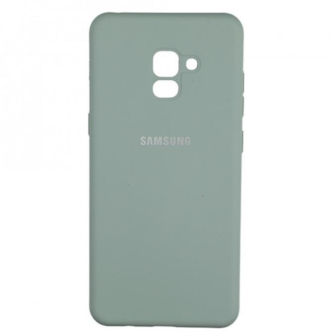 Чехол Soft Case для Samsung A730 Galaxy A8 plus 2018 Голубой FULL-1