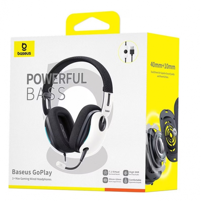 Навушники Baseus GoPlay 1 Max OS Moon White-4