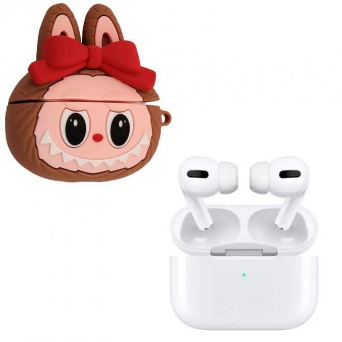 Чохол U-Like Protective LABUBU Bow для Airpods Pro 2 Brown-1