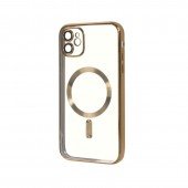 Силіконовий чохол SHINING with MagSafe для iPhone 12 Золотий Силіконовий чохол SHINING with MagSafe для iPhone 12 Золотий