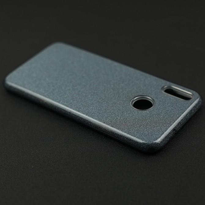 Чехол Silicone 3in1 Блёстки для Huawei Honor 8X Чёрный-3