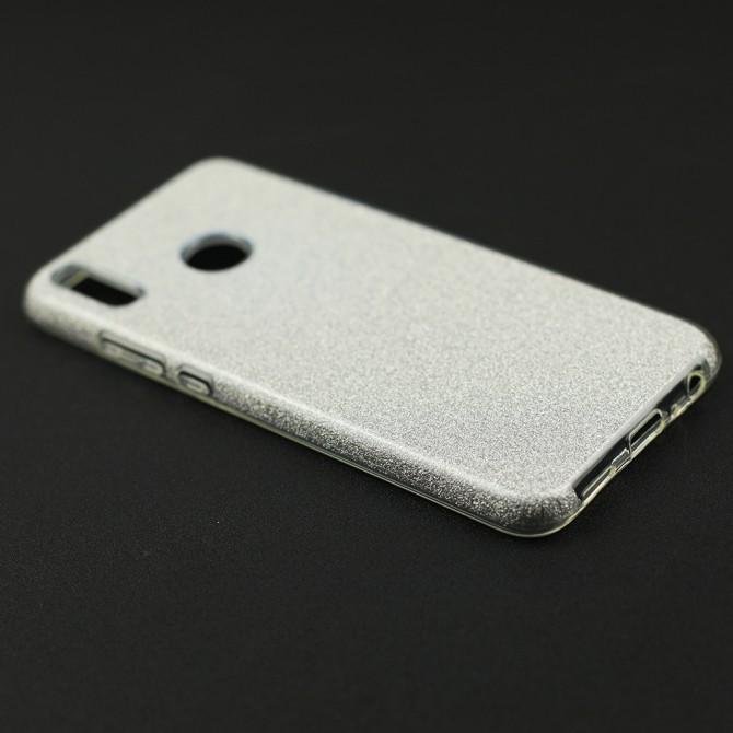 Чехол Silicone 3in1 Блёстки для Huawei Honor 8X White-2