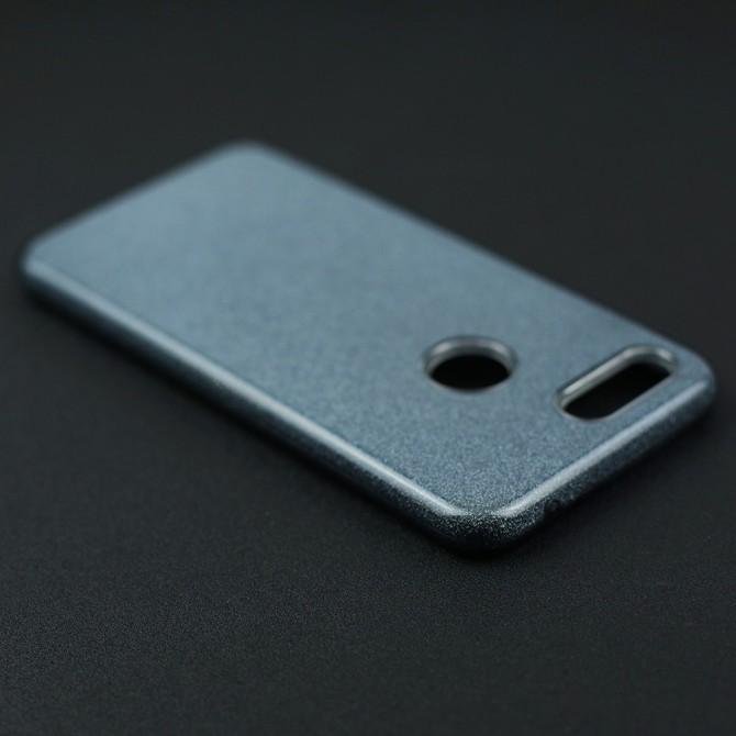 Чохол Silicone 3in1 Блискітки для Xiaomi Mi8 Lite Чорний-4