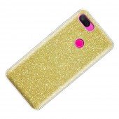 Чохол Silicone 3in1 Блискітки для Xiaomi Mi8 Lite Золотий Чохол Silicone 3in1 Блискітки для Xiaomi Mi8 Lite Золотий