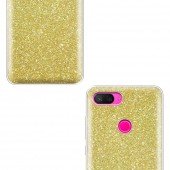 Чохол Silicone 3in1 Блискітки для Xiaomi Mi8 Lite Золотий Чохол Silicone 3in1 Блискітки для Xiaomi Mi8 Lite Золотий