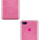 Чохол Silicone 3in1 Блискітки для Xiaomi Mi8 Lite Рожевий Чохол Silicone 3in1 Блискітки для Xiaomi Mi8 Lite Рожевий