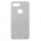 Чохол Silicone 3in1 Блискітки для Xiaomi Mi8 Lite Білий Чохол Silicone 3in1 Блискітки для Xiaomi Mi8 Lite Білий