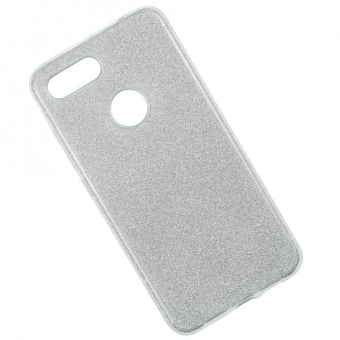 Чехол Silicone 3in1 Блёстки для Xiaomi Mi8 Lite White-2