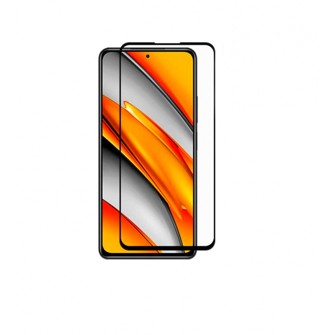 Защитное стекло Infinix Smart 8 Full Glue (0.3 мм, 2.5D, черное) ЛЮКС