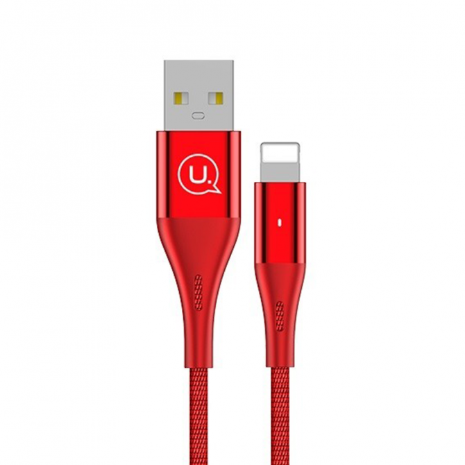 Кабель Usams U4 US-SJ209 Lightning Червоний