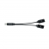 Перехідник Usams lightning Адаптер Cable US-SJ160 2 in 1 Чорний (SJ1602L01)