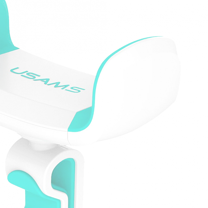 Автодержатель Usams Car Holder US-ZJ004 C Series White+Green (VSXC02)-2