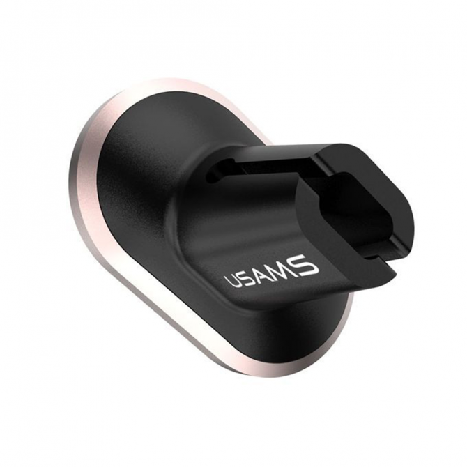 Автодержатель Usams Car Holder US-ZJ007 Metal Magnetic Rose Gold (VSD02)-1