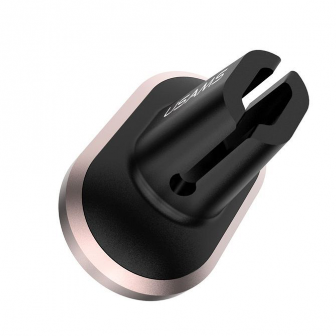 Автодержатель Usams Car Holder US-ZJ007 Metal Magnetic Rose Gold (VSD02)-2