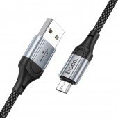 USB Кабель Hoco X102 Fresh MicroUSB Black 1m USB Кабель Hoco X102 Fresh MicroUSB Black 1m
