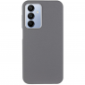Кожаный  чехол Leather Case Metal Buttons для Samsung Galaxy A25 5G Titanium Gray