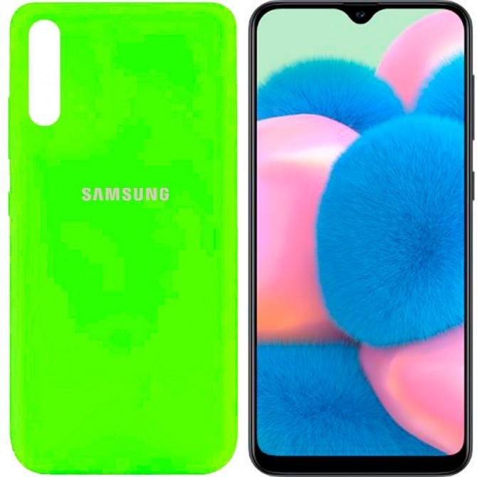 Чохол Soft Case Samsung A307/A505 Galaxy A30s/A50 2019 Салатовий FULL-1