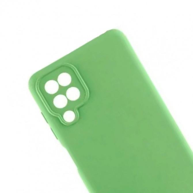 Чехол силиконовый для Samsung A125 Galaxy A12 Фисташковый FULL-1